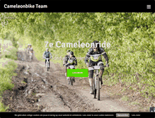 Tablet Screenshot of cameleonbiketeam.be